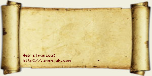 Zamfir Joksić vizit kartica